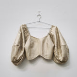 Banaras Silk Dotty Top