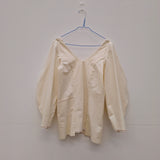 Chiriya Top I Ecru Raw Silk