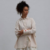 Camisa azul cobalto I lapiz