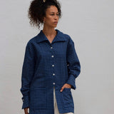 Tito Jacket I Blue Cotton Check