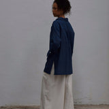 Tito Jacket I Blue Cotton Check