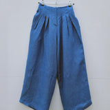 Nadia Trousers I Indigo Hemp