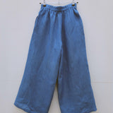 Nadia Trousers I Indigo Hemp