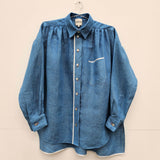 Camisa azul cobalto I lapiz