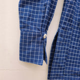 Tito Jacket I Blue Cotton Check