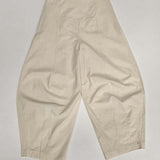 Zarafa Trousers I Ecru Raw Silk