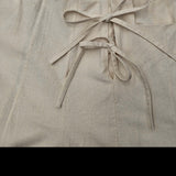 Zarafa Trousers I Ecru Raw Silk