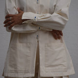 Tito Jacket I Ecru Organic Cotton