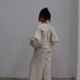 Freya Top I Ecru Organic Cotton