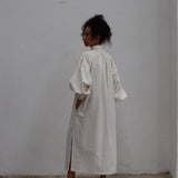 Rimi Tunic I Ecru Raw Silk