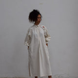 Rimi Tunic I Ecru Raw Silk