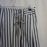 Zarafa Trousers I Black & White stripe (Regenerative Cotton)