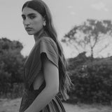 Bibi Dress I Black & White stripe