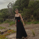 Mahi Dress I Black Cotton