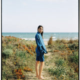 Ghada Shorts I Indigo Stripe