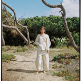 Chiriya Top I Ecru Raw Silk