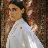 Rimi Tunic I Ecru Raw Silk