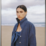 Tito Jacket I Blue Cotton Check