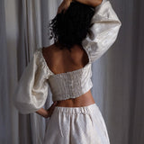 Banaras Silk Dotty Top