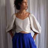 Banaras Silk Dotty Top