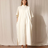 Ethically and responsibly made 100% cotton Women´s shirt with high neck collar