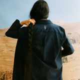 Vestido Camisero Riaz I Azul Marino