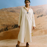 Vestido Camisero Riaz I Crudo