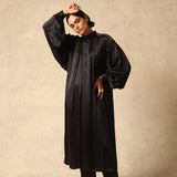 Rimi Tunic Dress I Black Silk