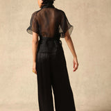 Fleurita Silk Satin Pant