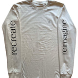 Recreate. Reimagine Tee I  Ecru