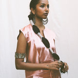 Freya Top I Antique Pink Silk