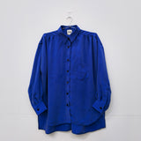 Camisa azul cobalto I lapiz
