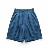 Ghada Shorts I Indigostreifen