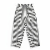 Zarafa Trousers I Black & White stripe (Regenerative Cotton)
