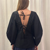 Chiriya Top I Black pin stripe