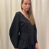 Chiriya Top I Black pin stripe