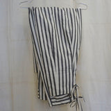 Zarafa Trousers I Black & White stripe (Regenerative Cotton)