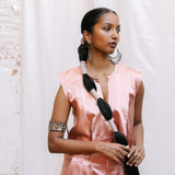 Freya Top I Antique Pink Silk