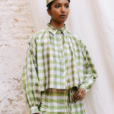 Rimi Top I Vintage Gingham Silk