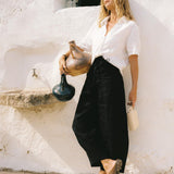 Zarafa Trousers I Black Linen