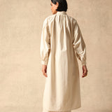 Rimi Ecru Silk Tunic Dress