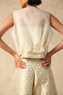 olene silk waistcoat